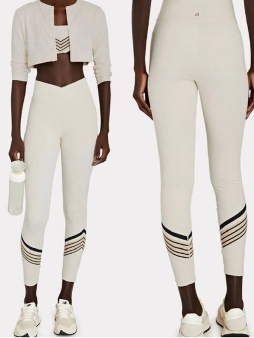 WEWOREWHAT Splice Bandana Stripe Leggings